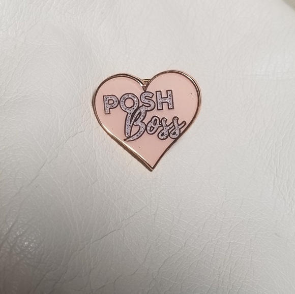 "Posh Boss" lapel pin - Picture 1 of 3